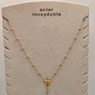 Sautoir en acier inoxydable 